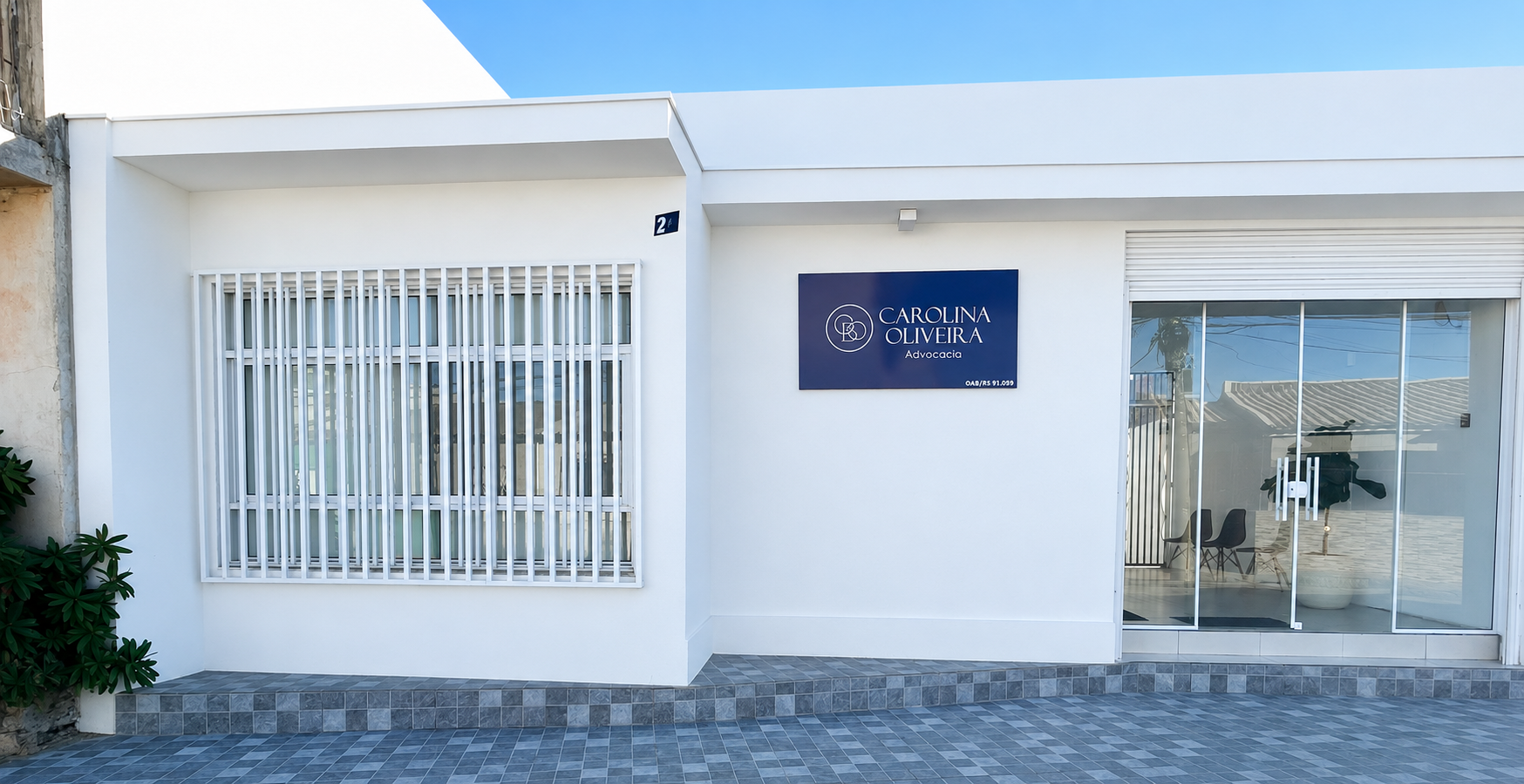 Fachada do escritório em Rio Grande/RS